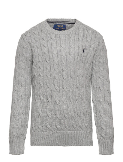 Ralph Lauren Kids Cable-Knit Cotton Sweater - Grey - 138-149