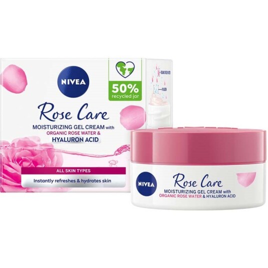 NIVEA Rose Care Moisturizing Gel Cream 50 ml NIVEA Rose Care Moisturizing Gel Cream 50 ml