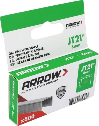 Arrow Arrow Tool Group 382157 Fine Trådstifter 500 Stk