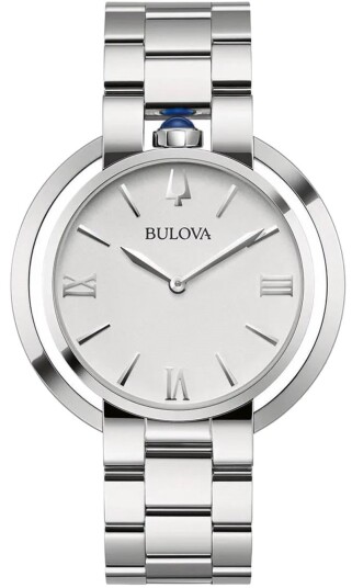 Bulova Dameklokke 96L306 Classic Hvit/Stål Ø40 mm Bulova Dameklokke 96L306 Classic Hvit/Stål Ø40 mm