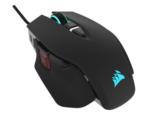 Corsair M65 Pro ELITE RGB - Black - Gaming mus - Optisk - 8 - Svart med RGB-lys