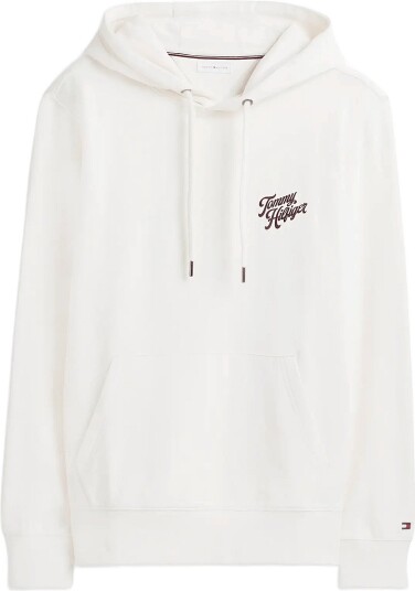 Tommy Hilfiger Ic Graphic Back Reg Terry Hoodie Cream M