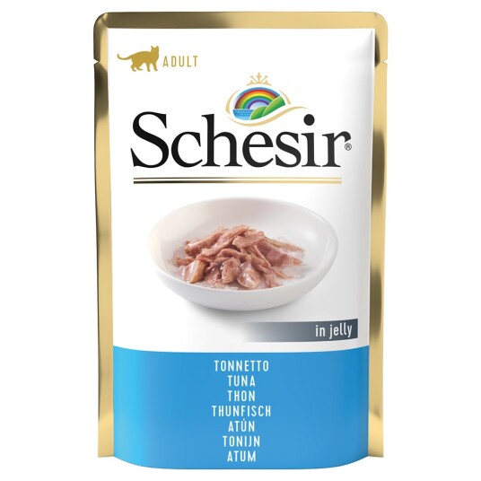 Økonomipakke Med Schesir Cat Jelly Pouch 24 X 85 G Tunfisk
