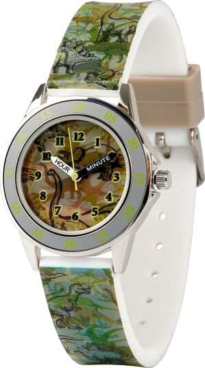 Accutime Barneklokke Med Silikonreim 33 mm Vannavstøtende Jurassic Park