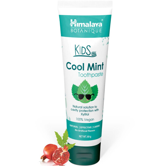 Natural Herbal Barnetannkrem HIMALAYA Cool Mint 80g Natural Herbal Barnetannkrem HIMALAYA Cool Mint 80g