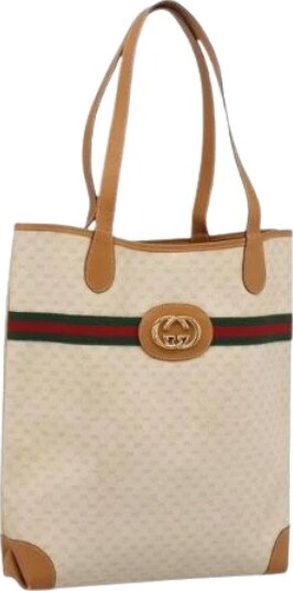 Gucci Vintage Dame Pre owned Beige ONE SIZE, Gucci Vintage Dame Pre owned Beige ONE SIZE,