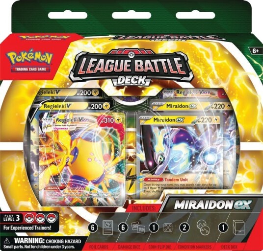 Miraidon Ex League Battle Deck Pokemon TCG Kortspill fra Outland