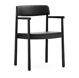 Timb Karmstol Svart/ Ultra Skinn Svart Timb Karmstol Svart/ Ultra Skinn Svart