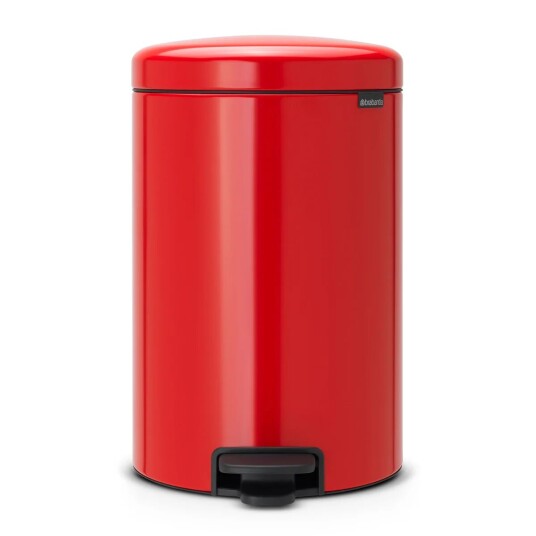 Brabantia New Icon pedalbøtte 20 liter passion red (rød) Brabantia New Icon pedalbøtte 20 liter passion red (rød)