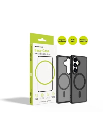 Mobile Origin Mobildeksel Easy Case MagSafe for Samsung Galaxy S26 Matte Black