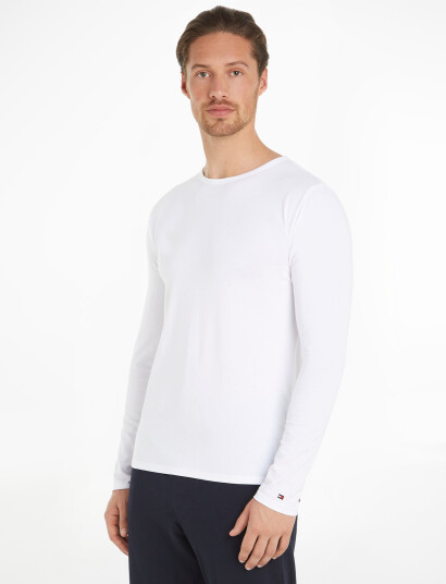 Tommy Hilfiger 3P Ls Tee - White - S