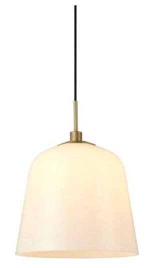 Halo Design - Room 49 Pendel Ø30 Antique Brass/Opal Halo Design