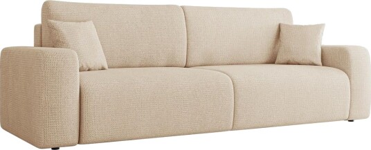 Barile Sovesofa 3 seter i Plysj Beige