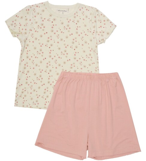 Minymo Pysjamas   2 Deler   Dusty Sedertre   Minymo   11 år 146   2 delt nattøy Beige Rosa