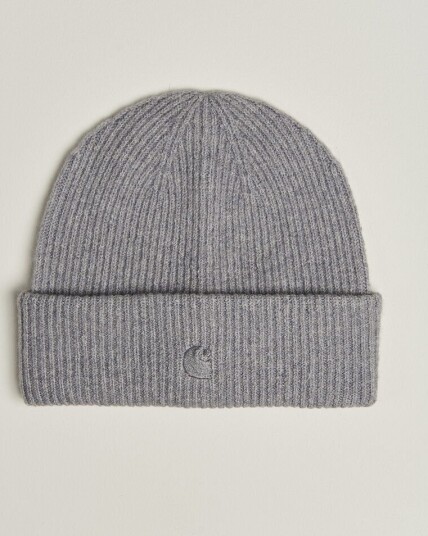 Carhartt WIP Curtis Tonal Logo Beanie Shady Grey
