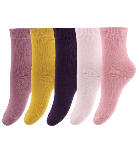 Minymo Ankle Sock Multi (5-Pack) Pink 27-30 Minymo Ankle Sock Multi (5-Pack) Pink 27-30