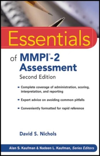 Essentials Of Mmpi-2 Assessment Av David S. (Pacific University Forest Grove Or) Nichols