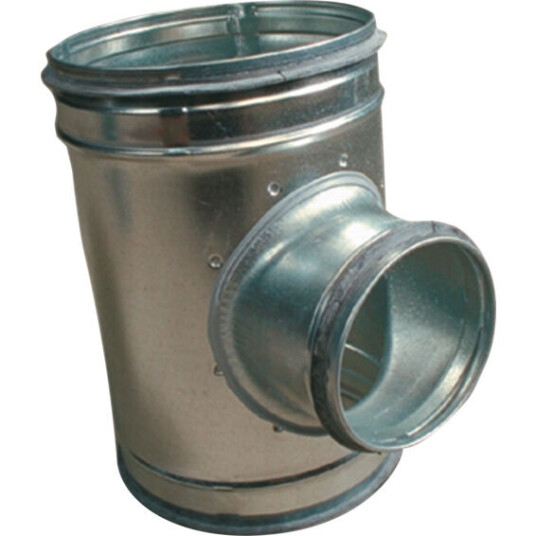 Flexit T-RØR MED PAKNING SV 125/125MM - 49150