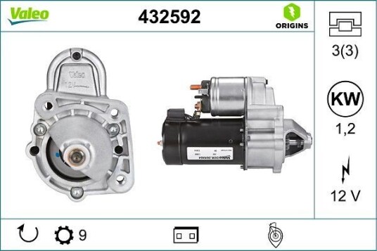 Starter VALEO 432592