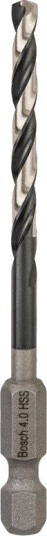 Bosch 4 mm HSS Spiralbor med Sekskanttange - 83 mm