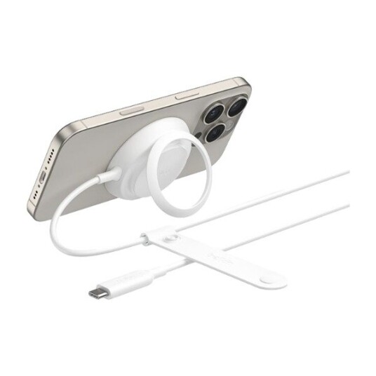 Belkin UltraCharge 25W Magnetisk Trådløs Lader Qi2 Hvit