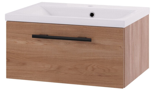 Linn Bad Ingrid D45 Servantskap med 1 Skuff Svart eik / 120cm Dobbel 2 Linn Bad Ingrid D45 Servantskap med 1 Skuff Svart eik / 120cm Dobbel 2