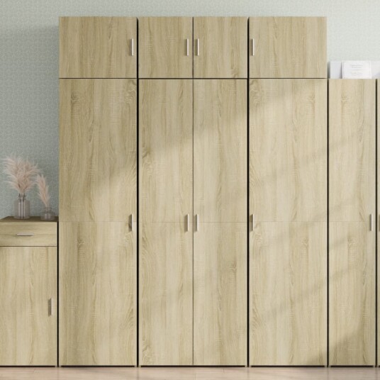 Highboard sonoma eik 70x42,5x185 cm konstruert tre 8721102655180 Highboard sonoma eik 70x42,5x185 cm konstruert tre 8721102655180