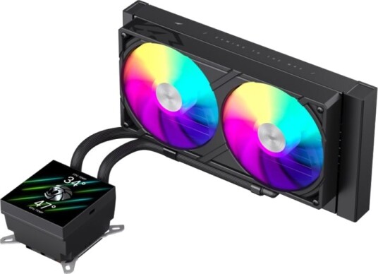 GameMax Glacier 240 LCD svart GLACIER 240 LCD BK GameMax Glacier 240 LCD svart GLACIER 240 LCD BK