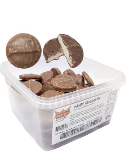 1,2 kg Franssons Happy Chokladkola Skum med Sjokoladetrekk 1,2 kg Franssons Happy Chokladkola Skum med Sjokoladetrekk