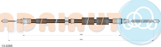 Tautrekk, håndbremse ADRIAUTO 13.0285