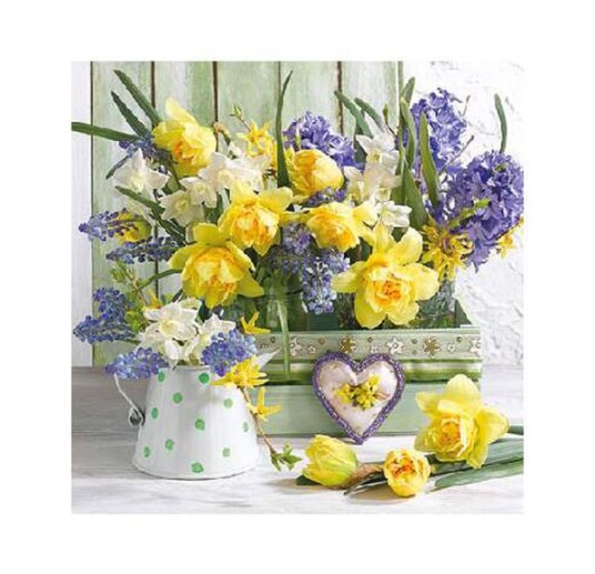 Kaffe serviett Mix of Flowers fra Ambiente Kaffe serviett Mix of Flowers fra Ambiente