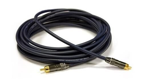 XTZ Blue Line 7 meter subwooferkabel RCA - RCA XTZ Blue Line 7 meter subwooferkabel RCA - RCA