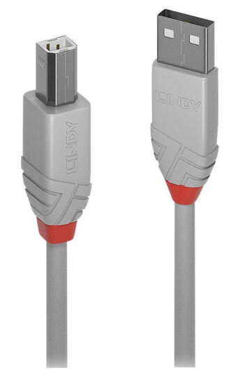 Lindy USB 2.0 Kabel 3 m - USB A til USB B - Svart