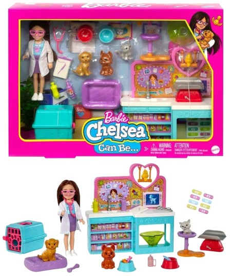 Barbie Chelsea Doll Vet Playset Barbie Chelsea Doll Vet Playset