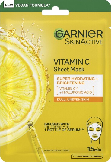 Garnier Skin Active Vitamin C Sheet Mask 28 g