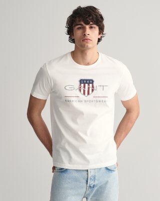 Gant Archive Shield T-Shirt - White - XL