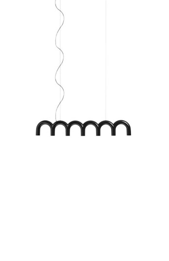 Oblure ARCH Taklampe Sort