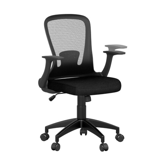 Ergonomisk kontorstol med flip up armer og korsryggstøtte