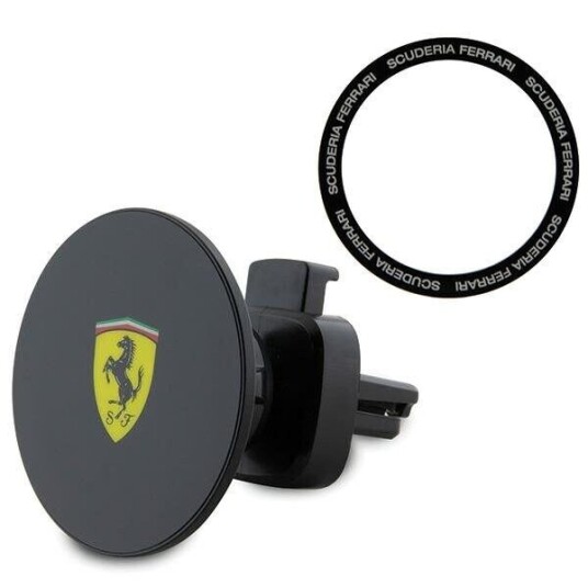 Acer Ferrari Magnetisk Metall Bilfeste for Ventilasjon - MagSafe Kompatibel - Svart