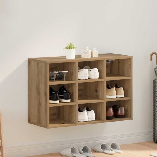  Sko Skap med hylle artisan eik 77.5 x 30 x 51 cm Konstruert tre