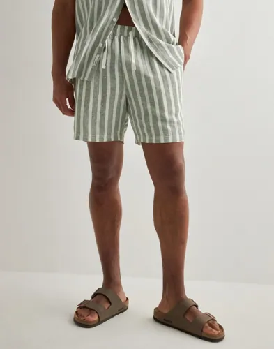 Solid Sdfried Shorts Linshorts Grønn Solid Sdfried Shorts Linshorts Grønn