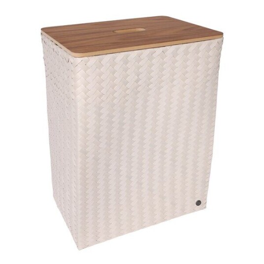 Handed By Grand superb skittentøyskurv m/lokk 44x31x60 cm champagne Handed By Grand superb skittentøyskurv m/lokk 44x31x60 cm champagne