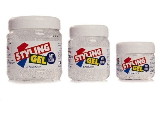Hegron Styling Hair Modeling Gel Wetlook White 500 Ml Hegron Styling Hair Modeling Gel Wetlook White 500 Ml