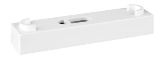 Faluplast 16700 Avstandskloss 10 x 70 mm for dobbeltklemme hvit Installasjon