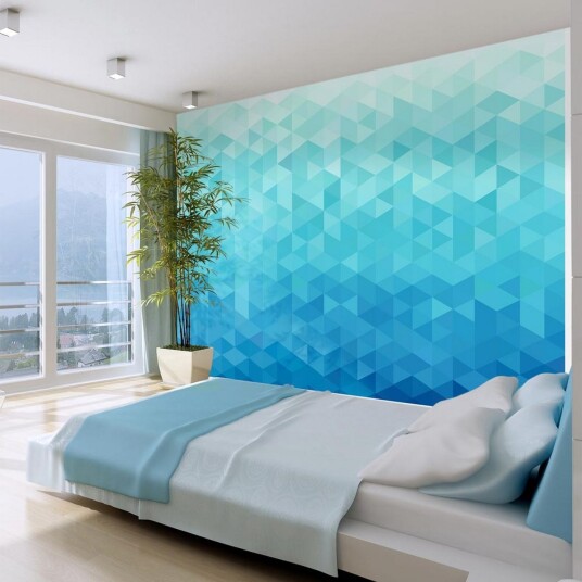 Fototapet Azure Pixel 150x105 - Artgeist sp. z o. o.