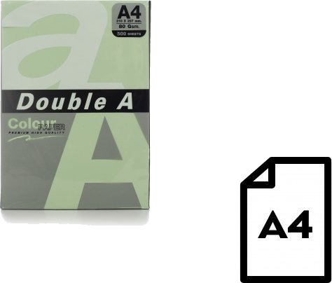 Double A Farget Papir A4 80 g 500 ark Laguna