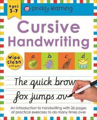 Cursive Handwriting  Wipe Clean Workbooks