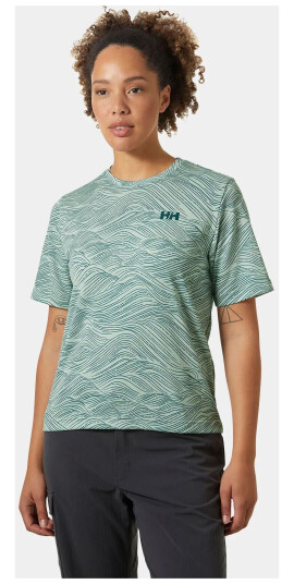 Helly Hansen Dame HH Lifa® Active Solen Relaxed T-skjorte Grønn XS