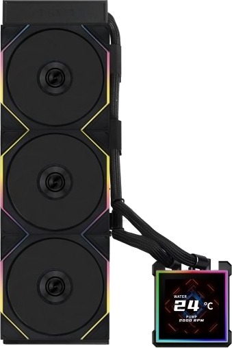 Lian Li Hydroshift II LCD S 360 TL svart GHS2LCDS36TB