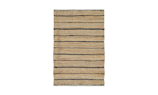 Wikholm Form JUTE Teppe 160x240 Natur/Svart